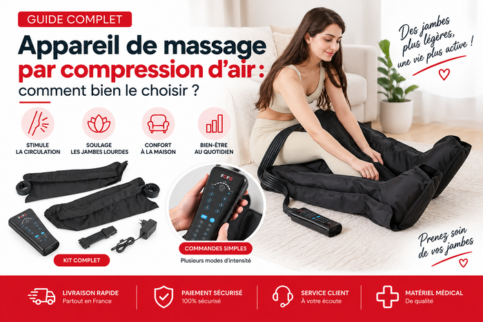 Appareil de massage par compression d'air : le guide complet pour bien le choisir