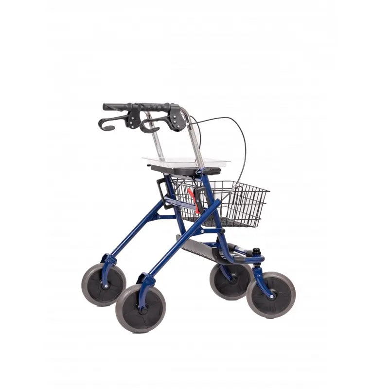 Déambulateur en acier avec panier AT51013
