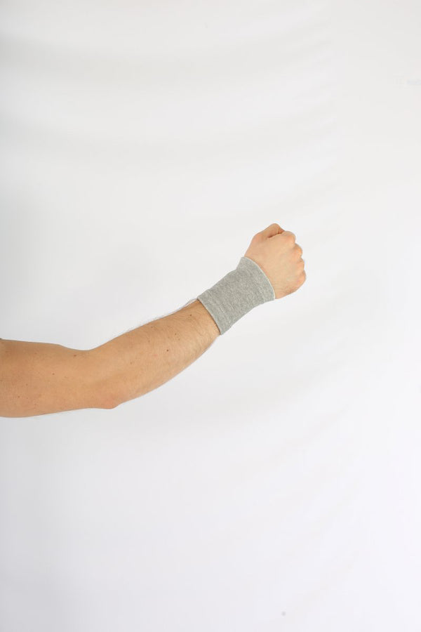 Bandage de poignet en bambou portée