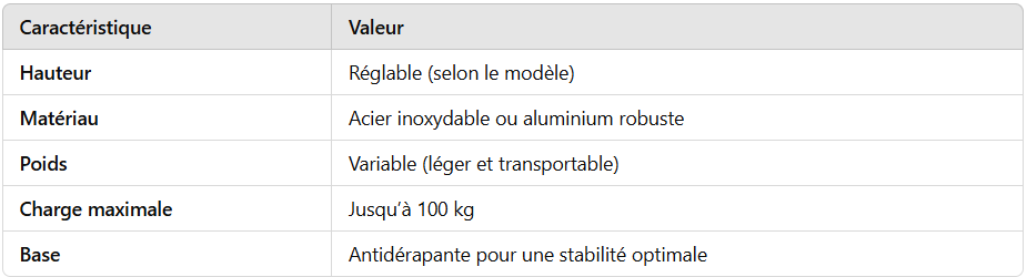 Barre d'appui mobile