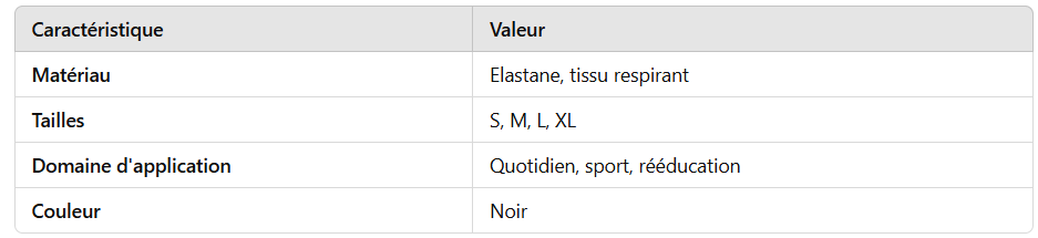 Chevillère avec élastane AT53014