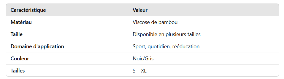 Chevillère en bambou viscose AT53016