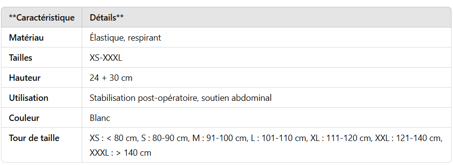 Ceinture abdominale AT04601