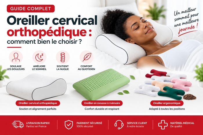 Oreiller cervical orthopédique : le guide complet pour bien le choisir