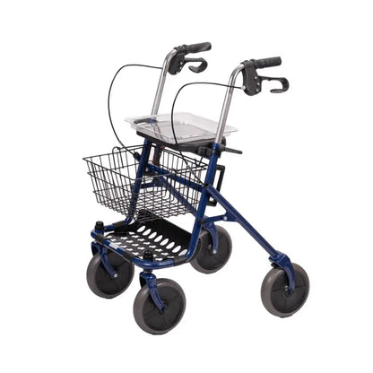 Déambulateur en acier avec panier AT51013