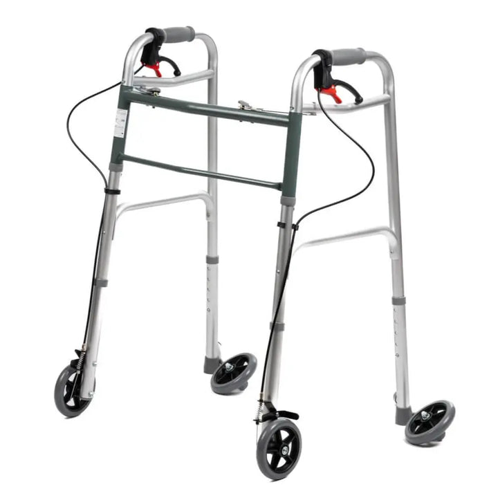 Roues avant 5" et embouts arrière TPR – stabilité et maniabilité