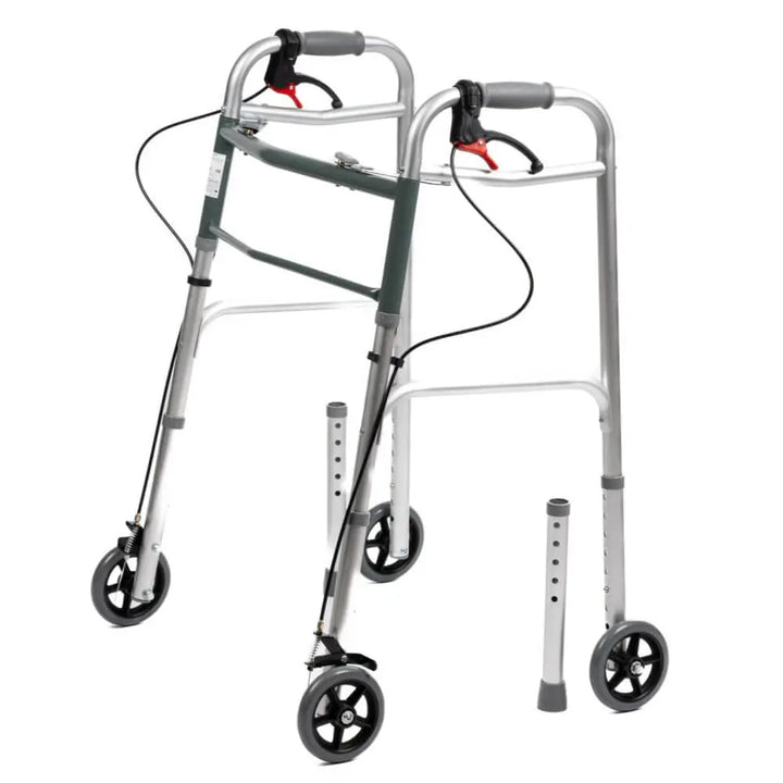 Cadre de marche à 2 roues AT51048 – aluminium, freins, pliable