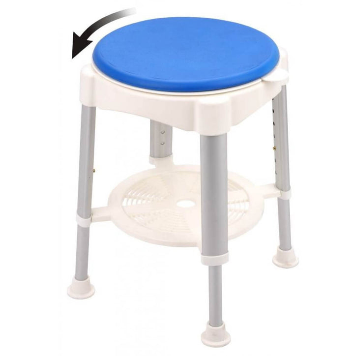 Tabouret de douche pivotant avec siège rotatif Ø 36 cm