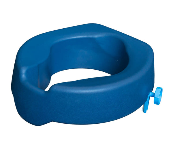 Rehausse de toilette souple 10 cm avec matelassage PU – vue d’ensemble