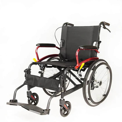 Fauteuil Roulant Léger Antar AT52324 – Aluminium, 10,7 kg, Idéal pour le Transport et les Voyages