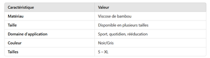 Chevillère en bambou viscose AT53016