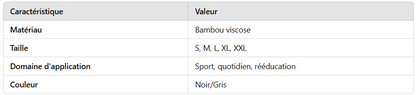 Genouillère en Viscose de Bambou AT53012