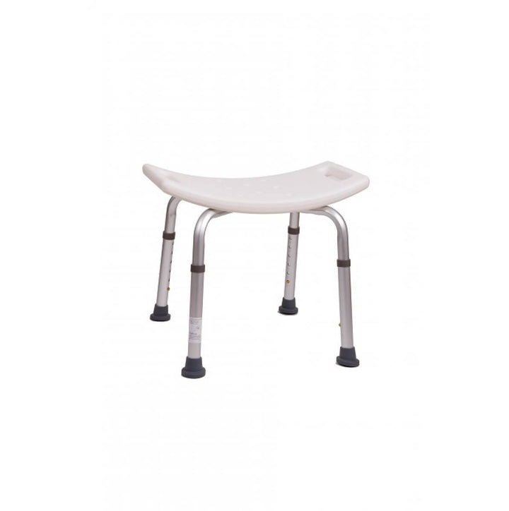 Tabouret de douche AT51009 – aluminium réglable 36–54 cm, siège Ø 32 cm