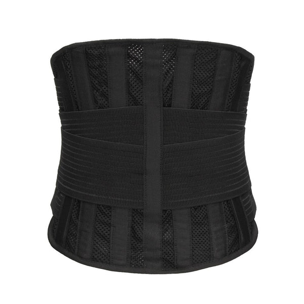 bandage dorsal lombaire ajustable vue arriere