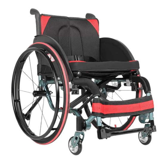 fauteuil roulant actif léger pliable vue ensemble