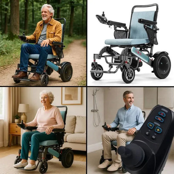 fauteuil roulant electrique pliable présentation
